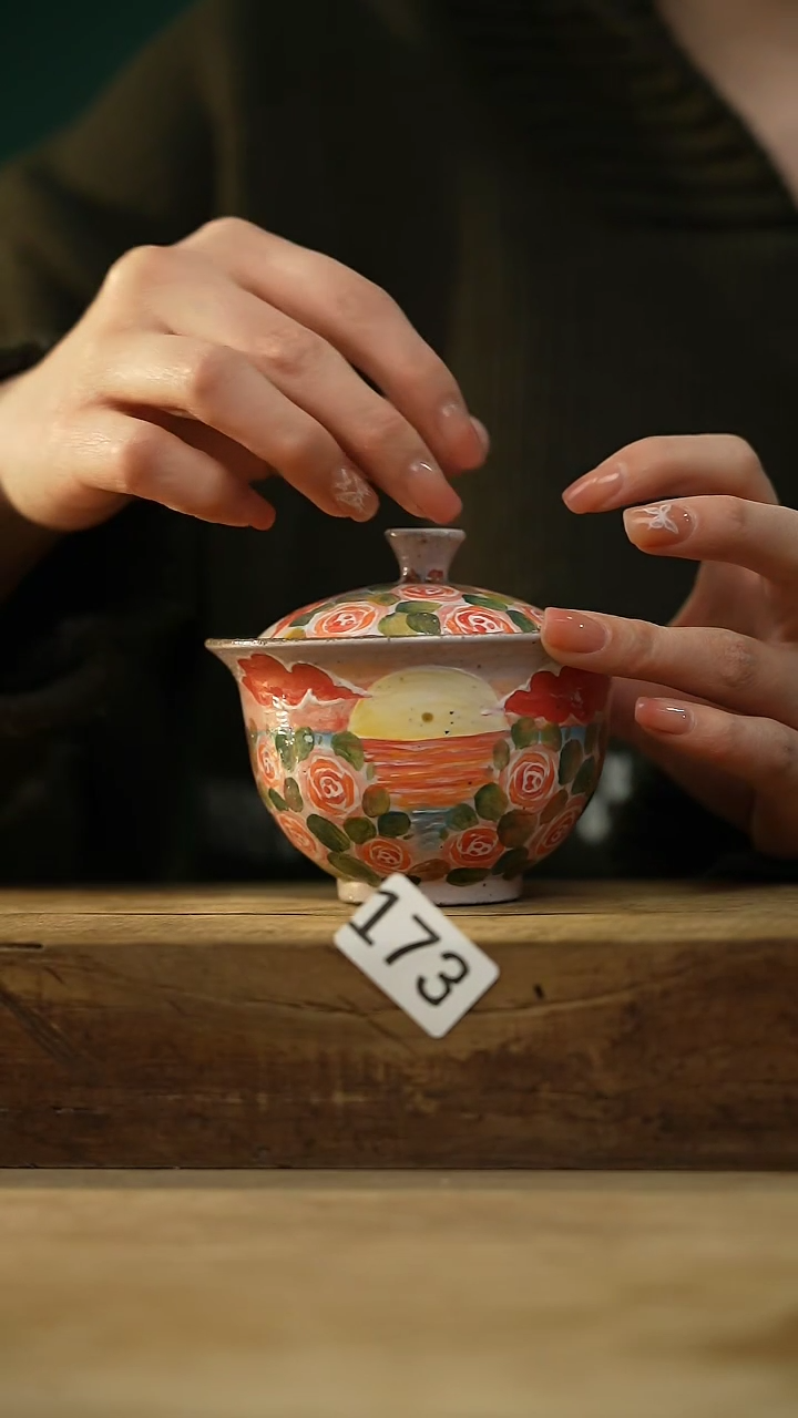 【闪购商品】瓷片油画风·彩绘·设计师石一款