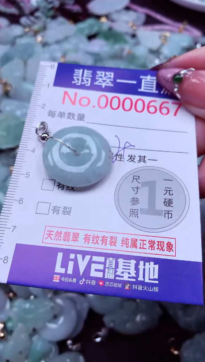 颈饰未镶嵌翡翠667