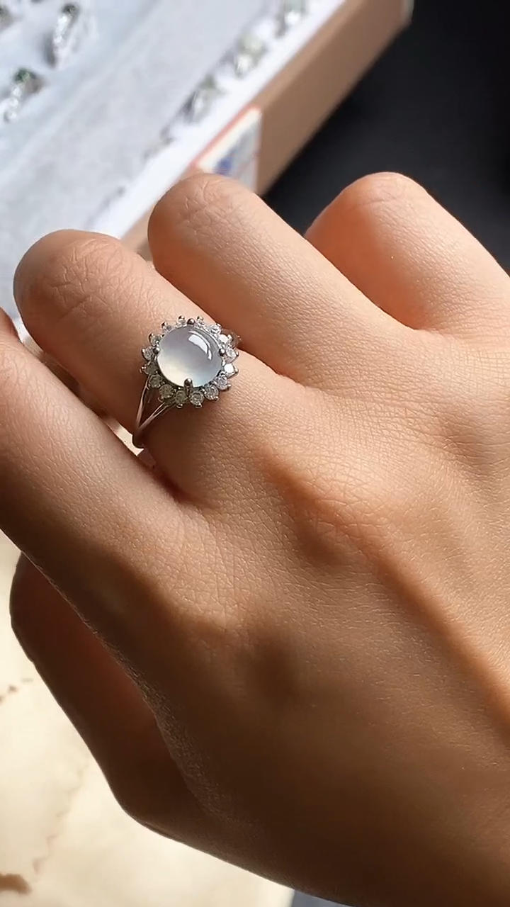 【闪购商品】翡翠戒指未镶嵌女款