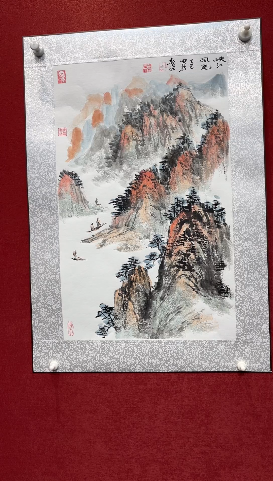 国画田哲老师现场创作 35