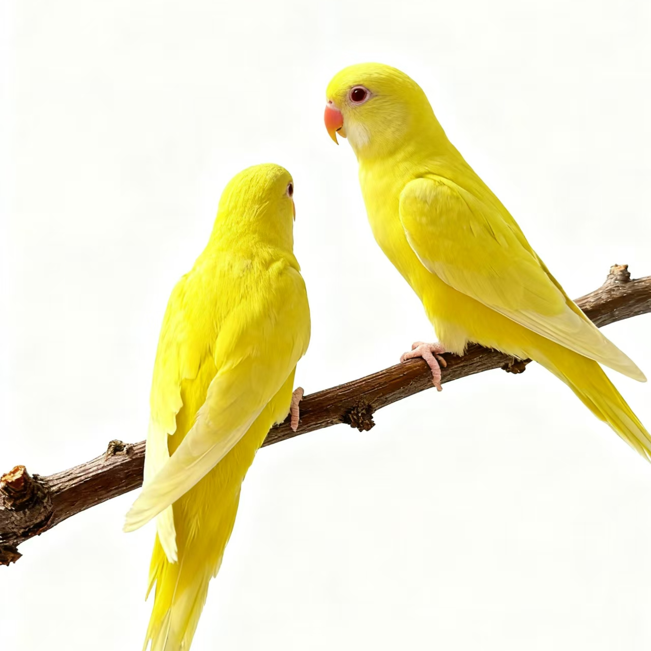 纯黄白红眼鹦鹉观赏鸟手养亲人粘人【颜色可选公母可选】