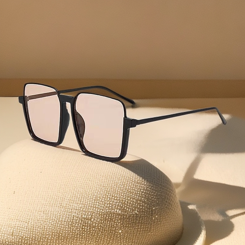 大方框茶色墨镜女款韩版潮流时尚太阳眼镜圆脸显脸小太阳镜拍照