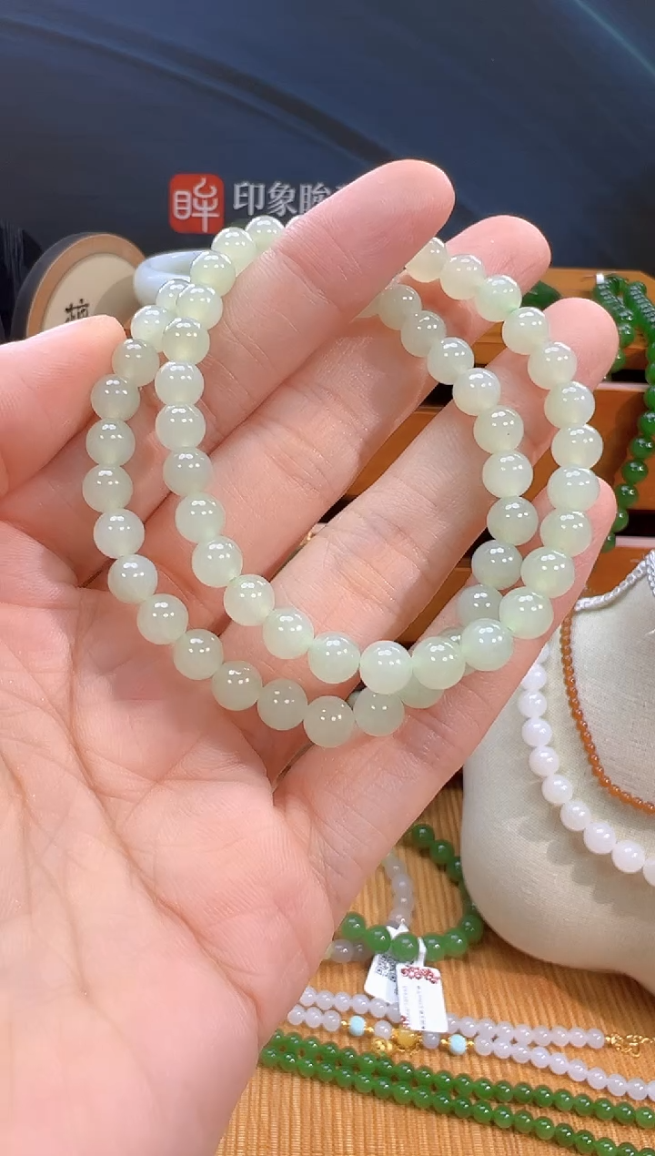 未镶嵌手串和田玉多样性拍一发一 cg