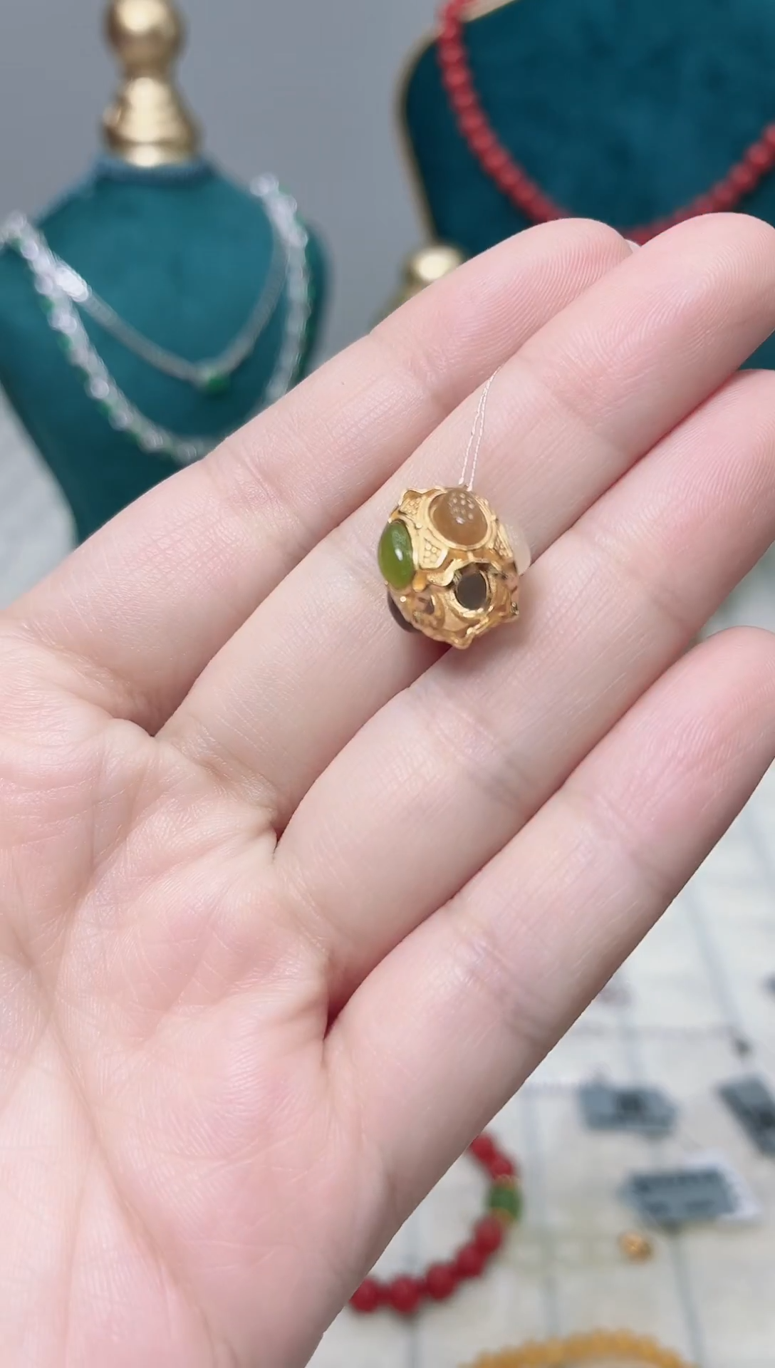 吊坠(不含链)银S925镶嵌和田玉233BJ1225产品一个（多样性）