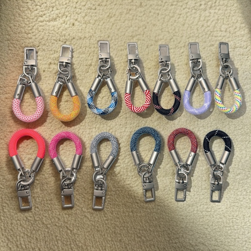 短款创意通用手机挂绳合金钥匙扣便携防丢小挂饰