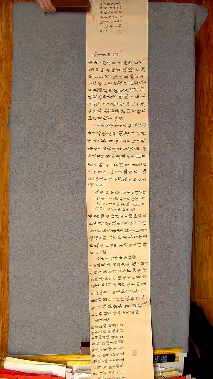 书法王德圣 山东临沂240*34长卷