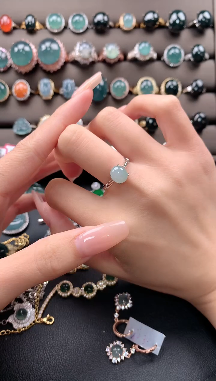 【闪购商品】翡翠戒指银S925镶嵌213123123