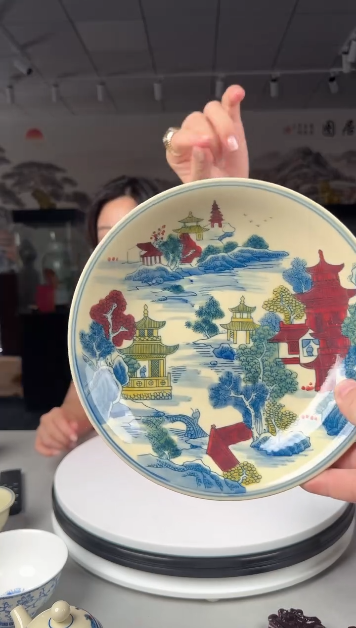 陶瓷盖子款景德镇其他摆件