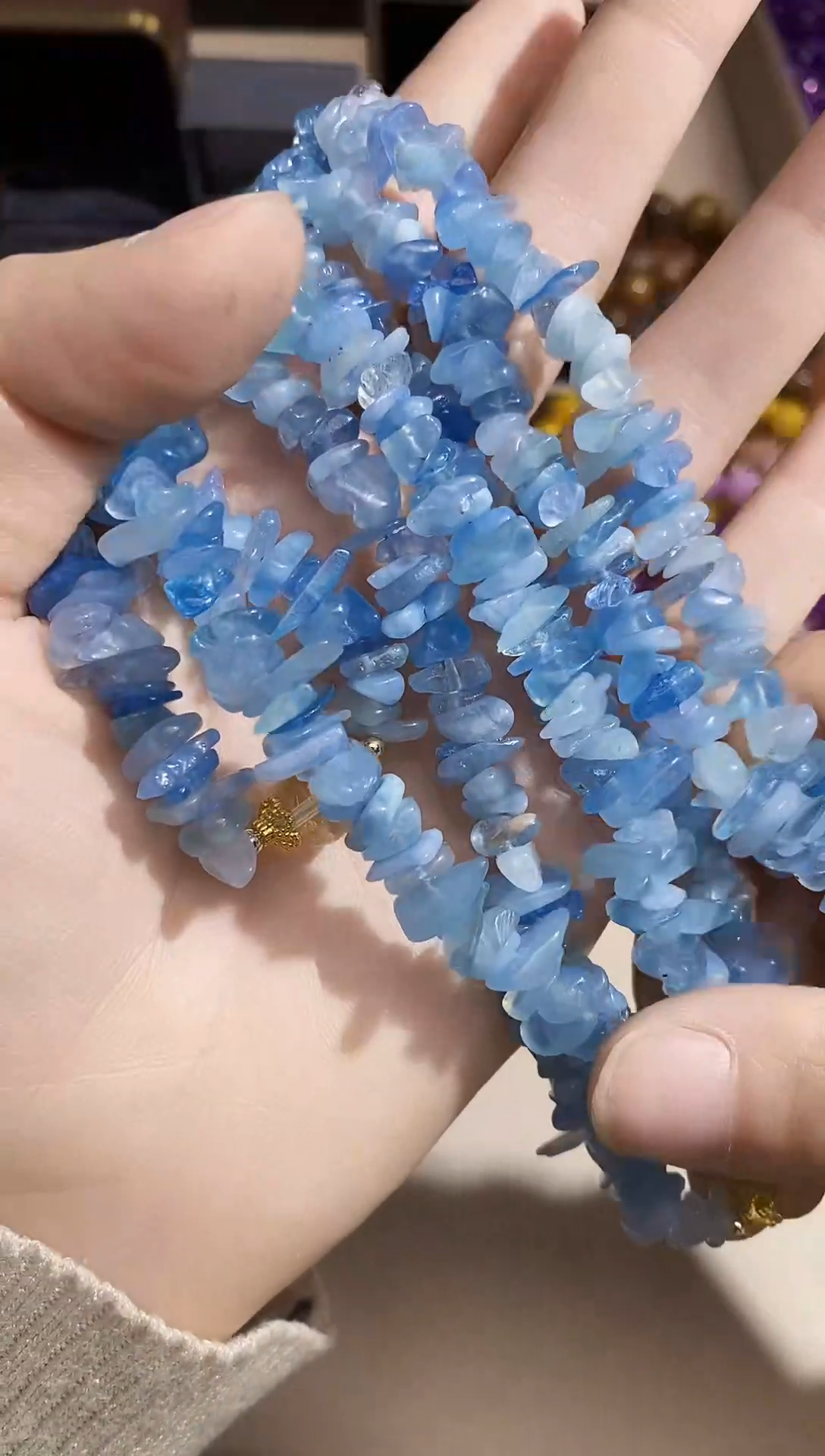 【闪购商品】海蓝宝石车挂未镶嵌多样性 发其一  【41】