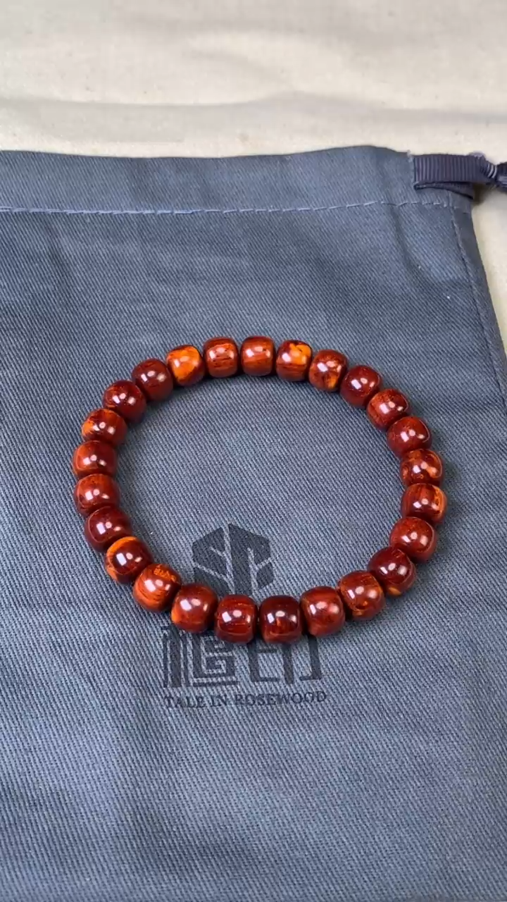 檀香紫檀（小叶紫檀）手串/手链印度小叶紫檀 5 8x9