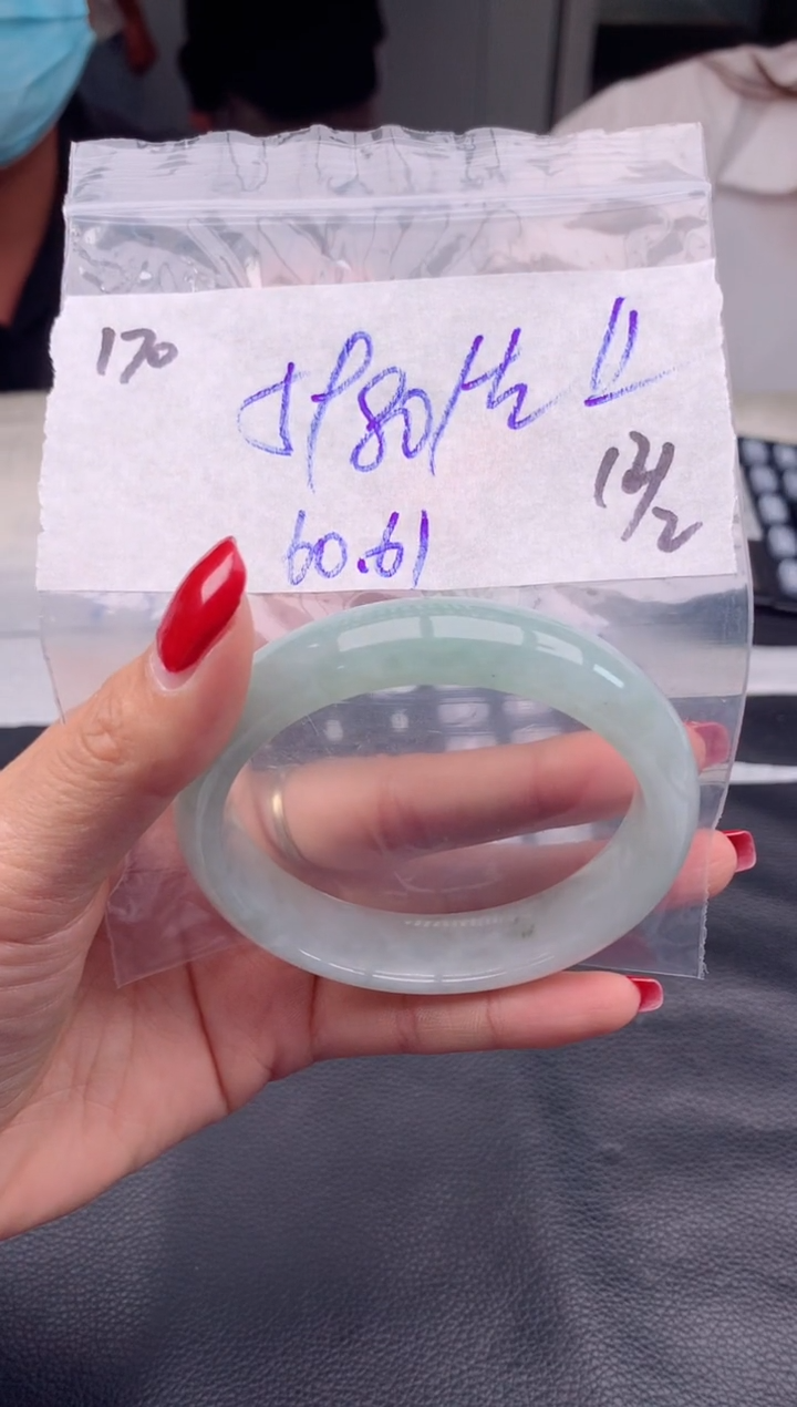 【闪购商品】定制翡翠未镶嵌170毛货需精细抛光手镯多样性拍一发一