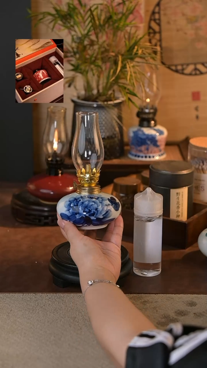 景德镇陶瓷香薰灯摆件