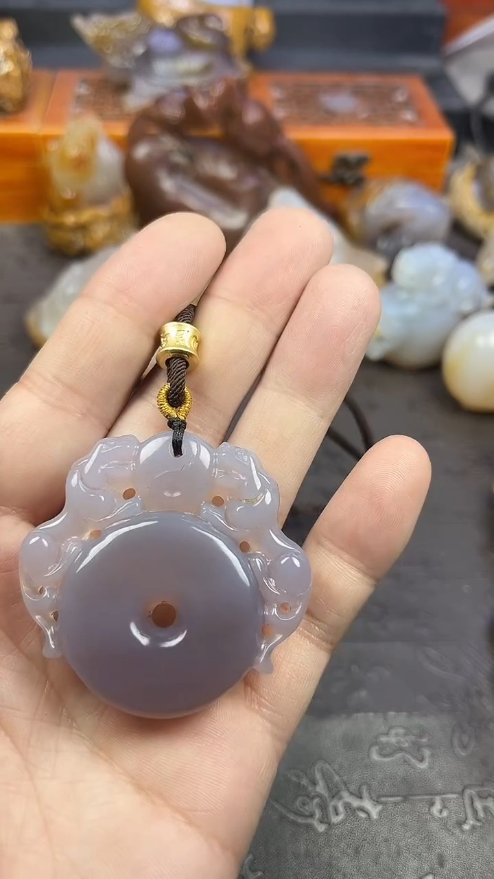 【闪购商品】玛瑙/玉髓吊坠未镶嵌1