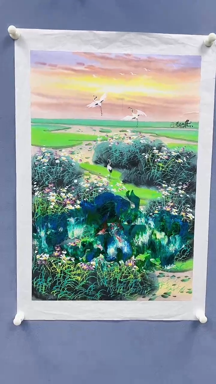 【闪购商品】绘画赵燮绘画2.7平尺抽象山水