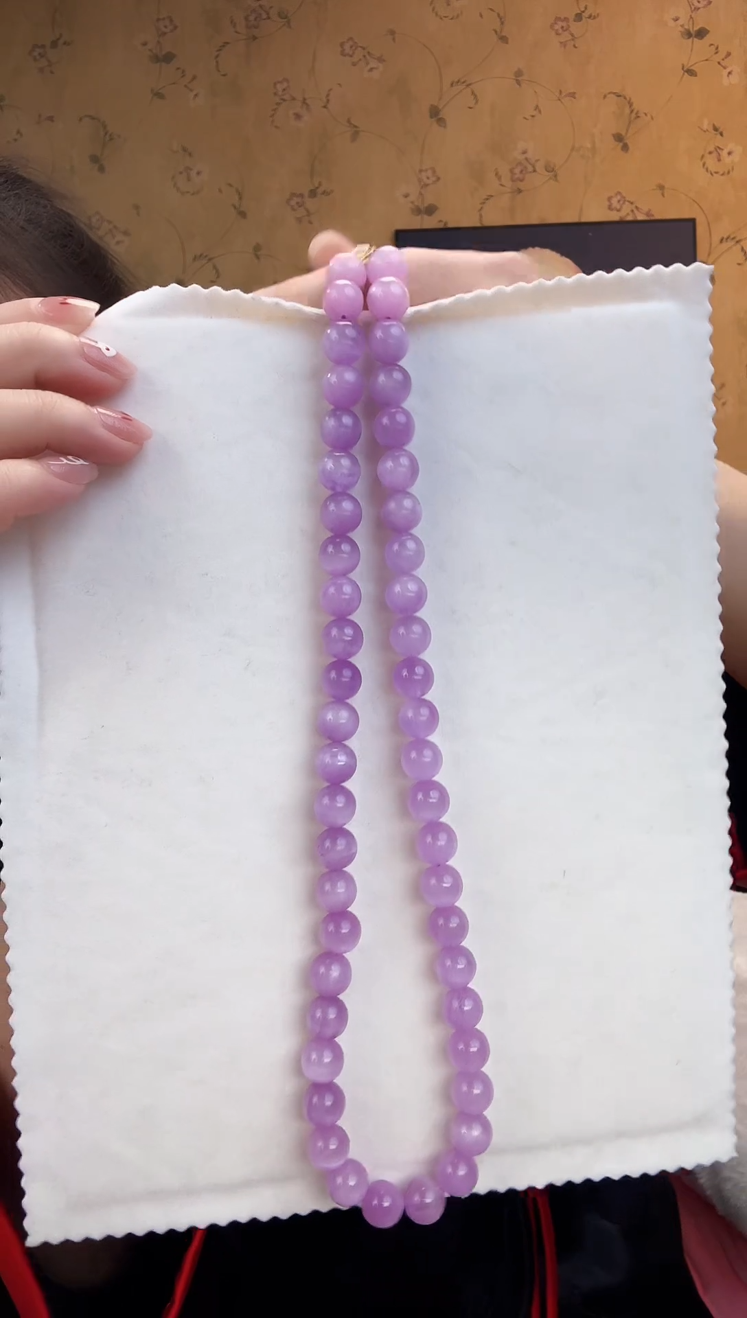 【闪购商品】锂辉石项链未镶嵌紫锂辉手串1082