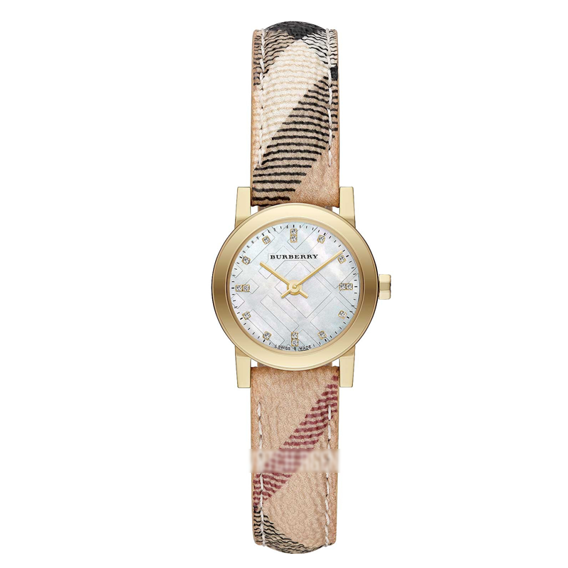【奈斯专属】BURBERRY博柏利皮带款带钻石英女士腕表26表盘BU9226