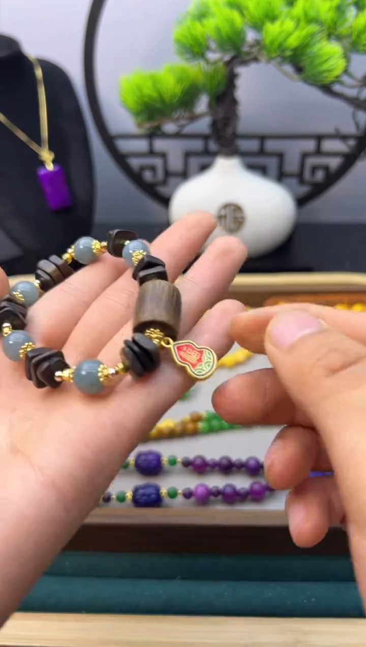 【闪购商品】翡翠颈饰14K金镶嵌S229           