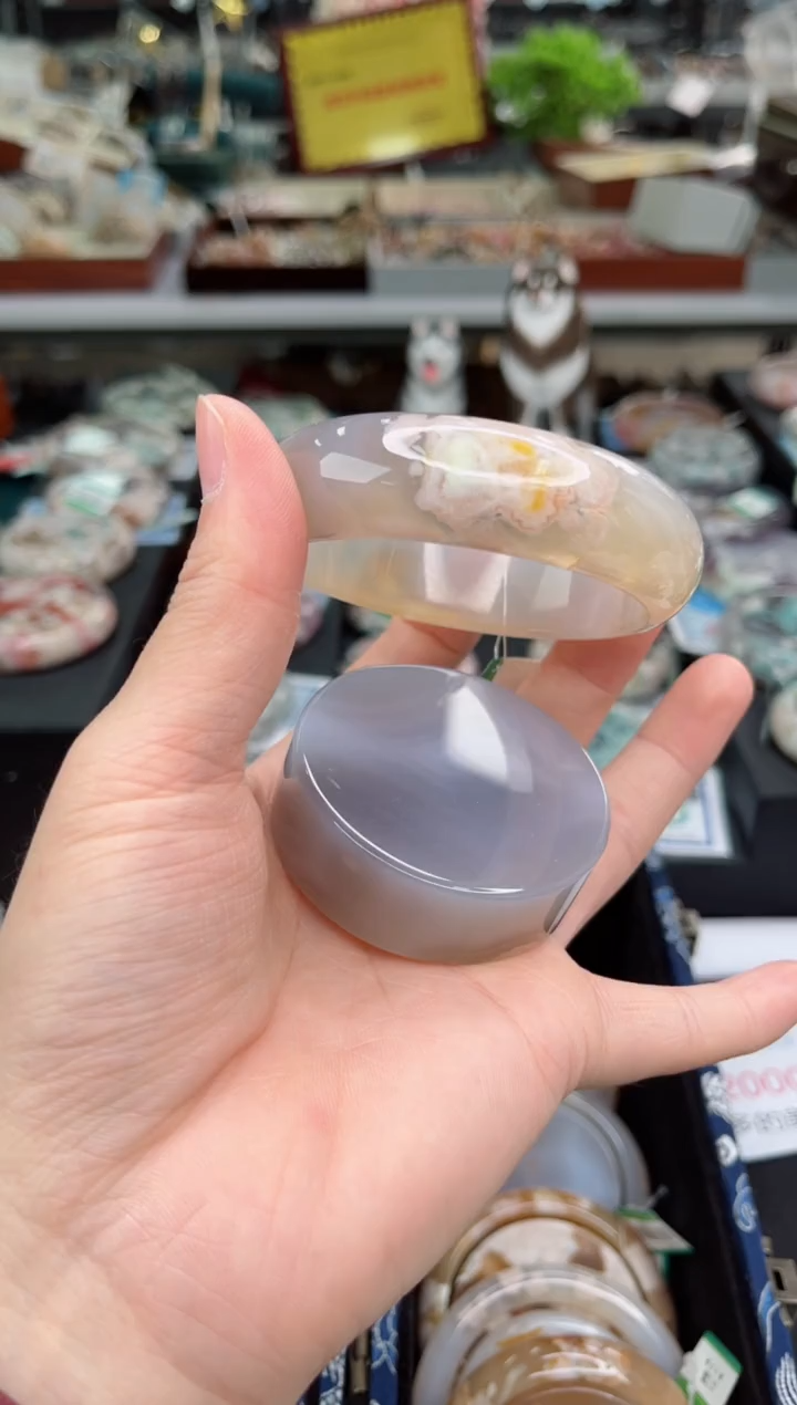 【闪购商品】石英质玉手镯未镶嵌60圈口（赠品镯心）3931296