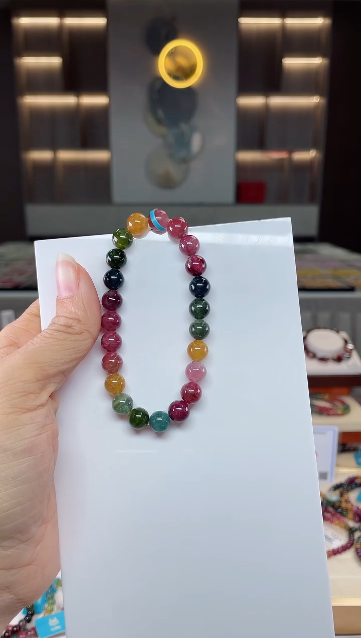 【闪购商品】碧玺单圈手串未镶嵌（多样性发一条）Q