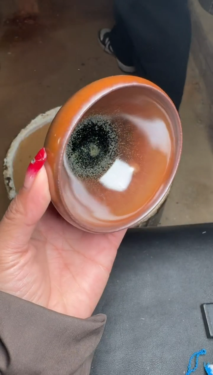 【闪购商品】茶盏行云龙窑柴烧150