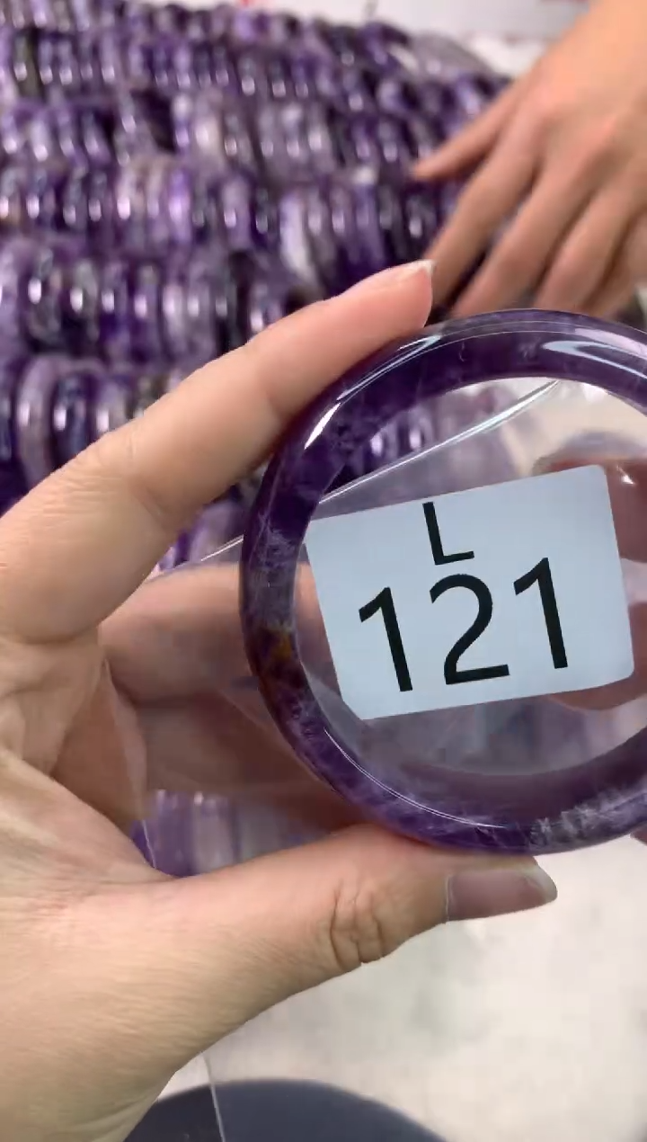 【闪购商品】水晶水晶手镯L未镶嵌121-55