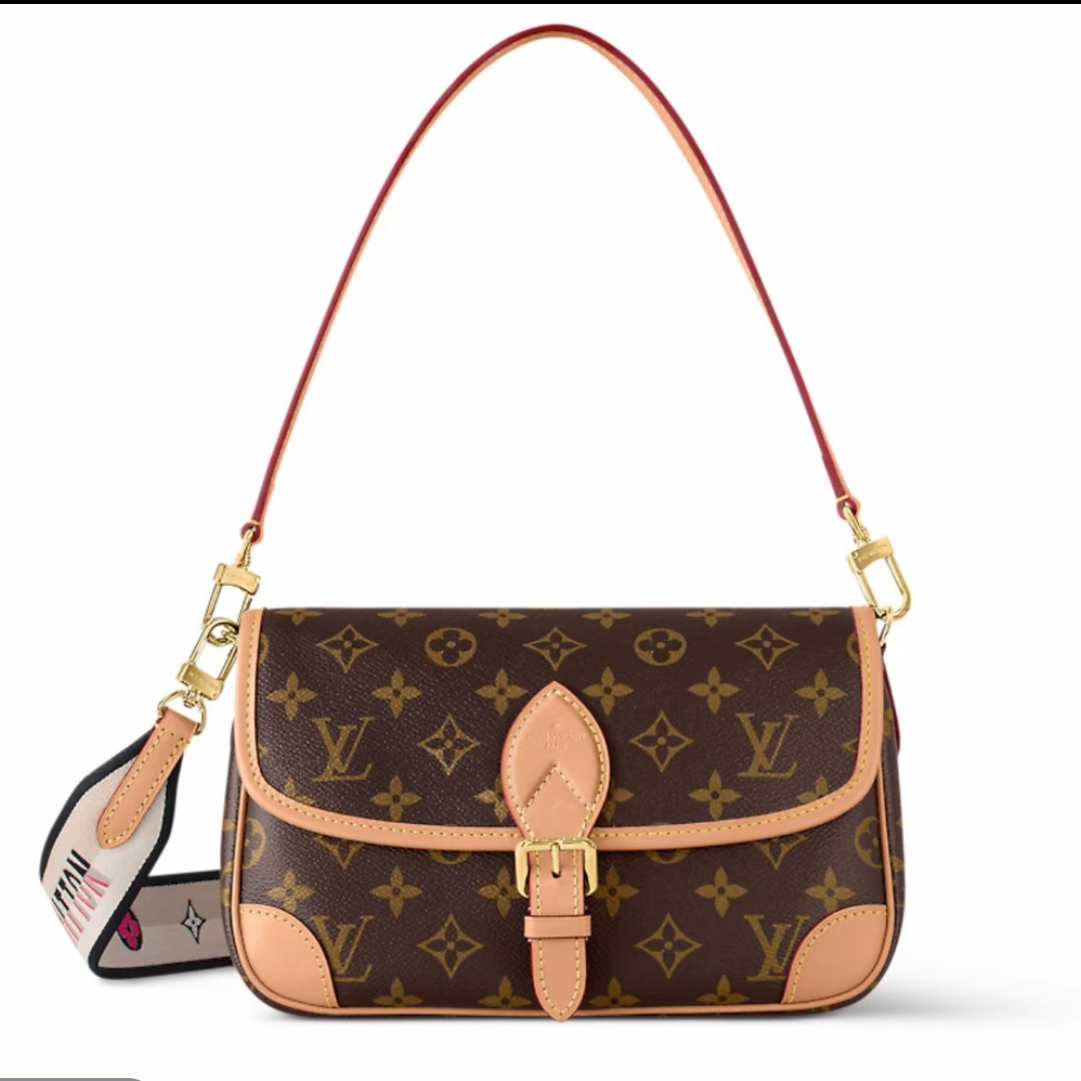 99新 LouisVuitton/路易威登 经典老花法棍包包