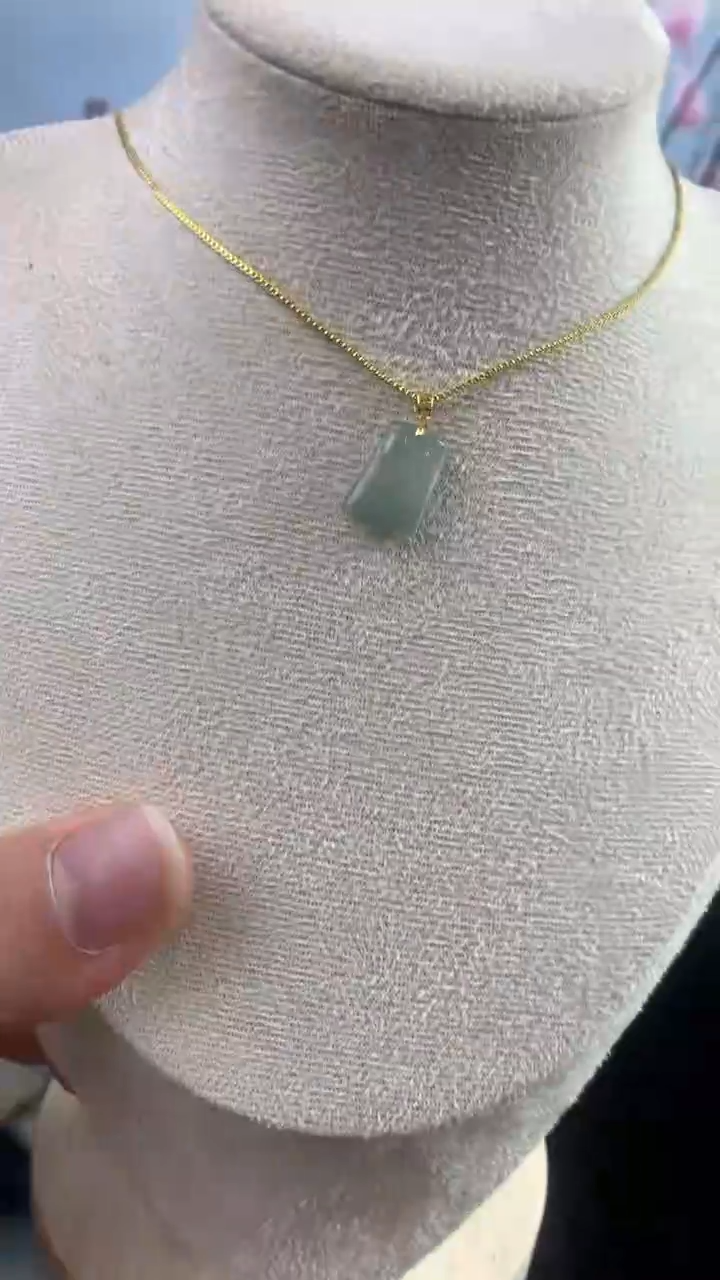 【闪购商品】翡翠颈饰未镶嵌011天然缅甸翡翠A货