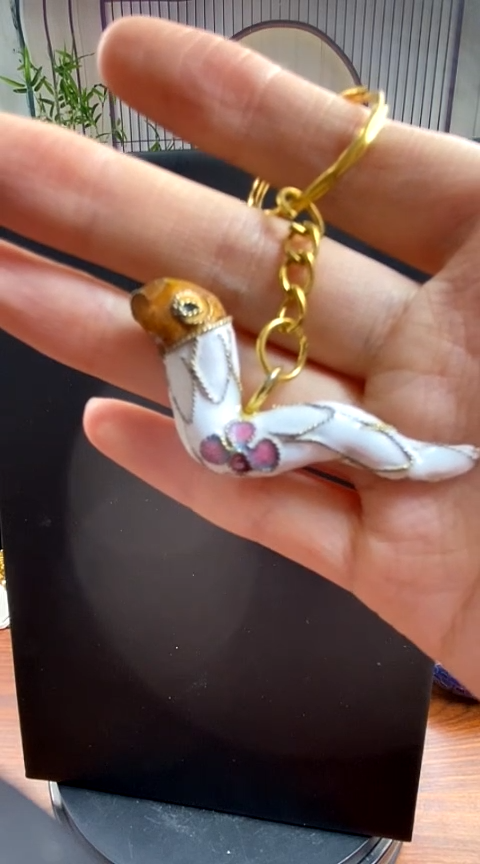 【闪购商品】非遗技艺 景泰蓝钥匙扣蛇