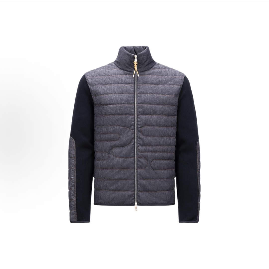 未使用 MONCLER 蛇年胶囊系列蛇形纺缝拉链长袖 羽绒服M13026