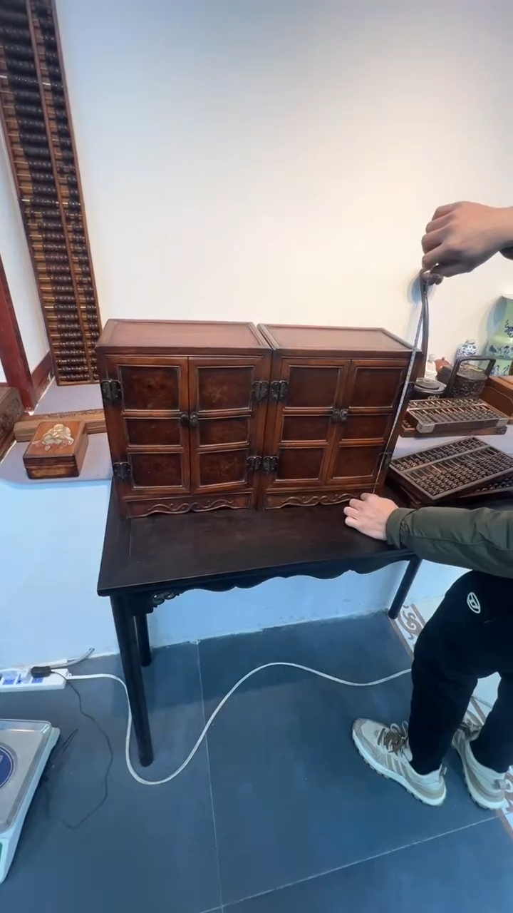 【闪购商品】贡木木艺小柜子一对木木木