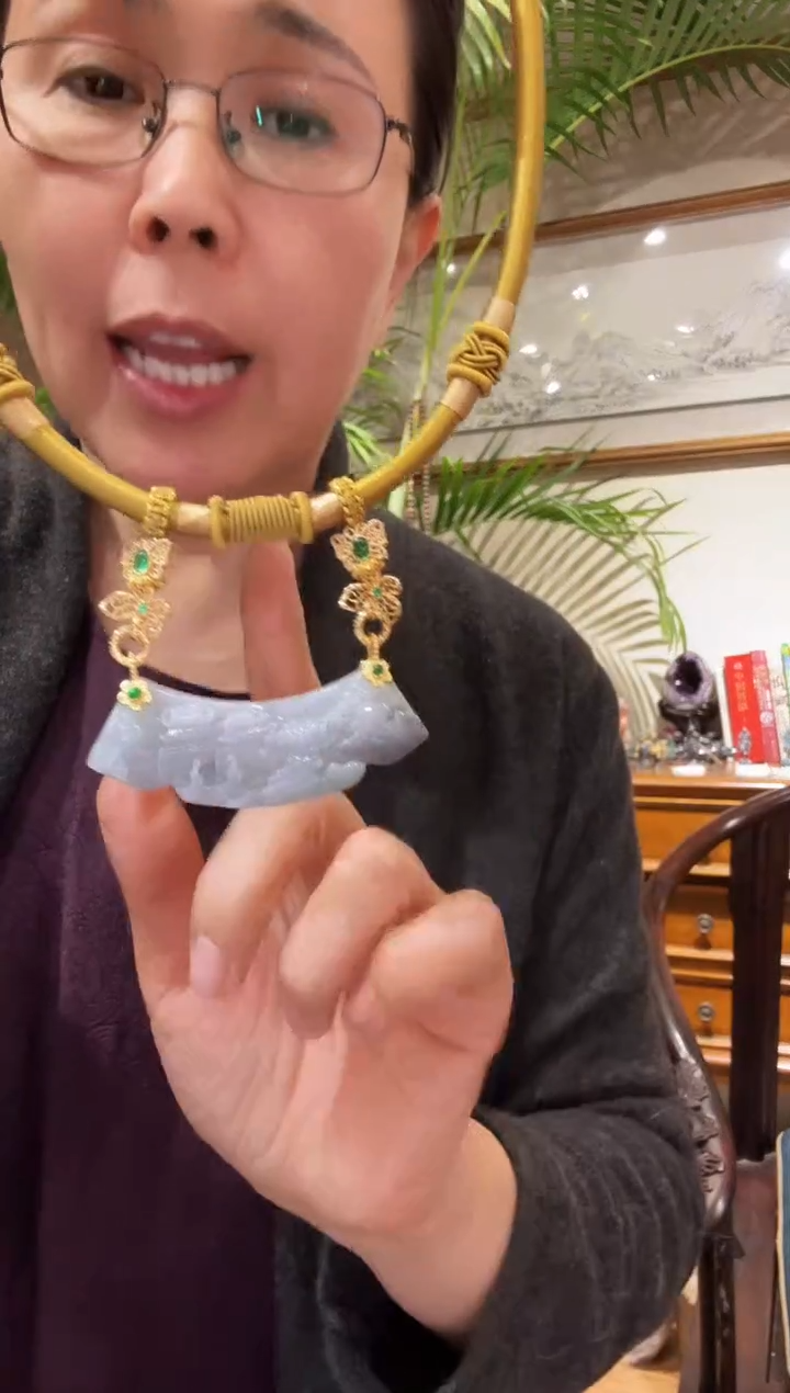 【闪购商品】翡翠颈饰未镶嵌国风