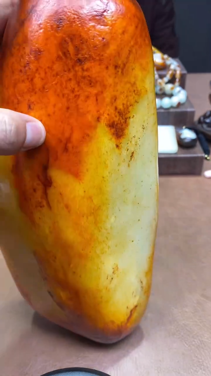 未镶嵌和田玉摆件明****.1