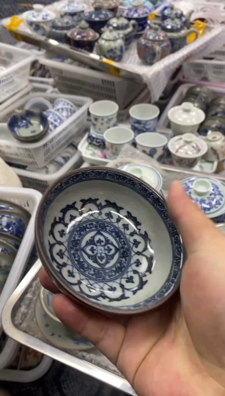 摆件陶景德陶瓷茶具容量约80