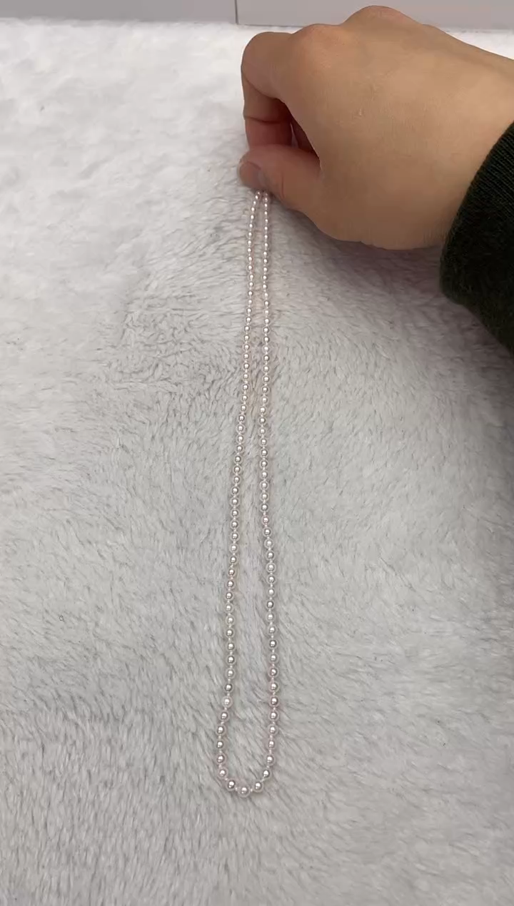 【闪购商品】海水珍珠颈饰未镶嵌AK3.5-4mm（多样性发一）