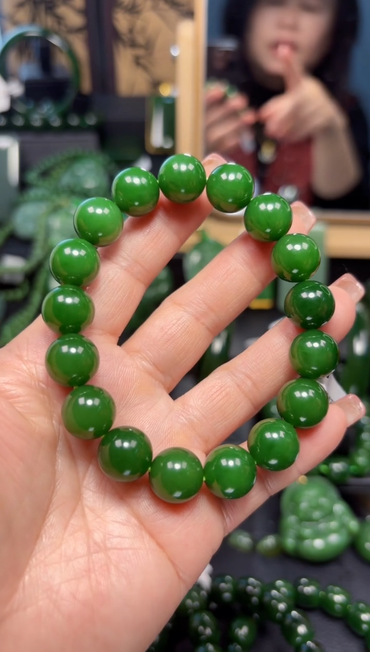 【闪购商品】和田玉（碧玉）手串未镶嵌1