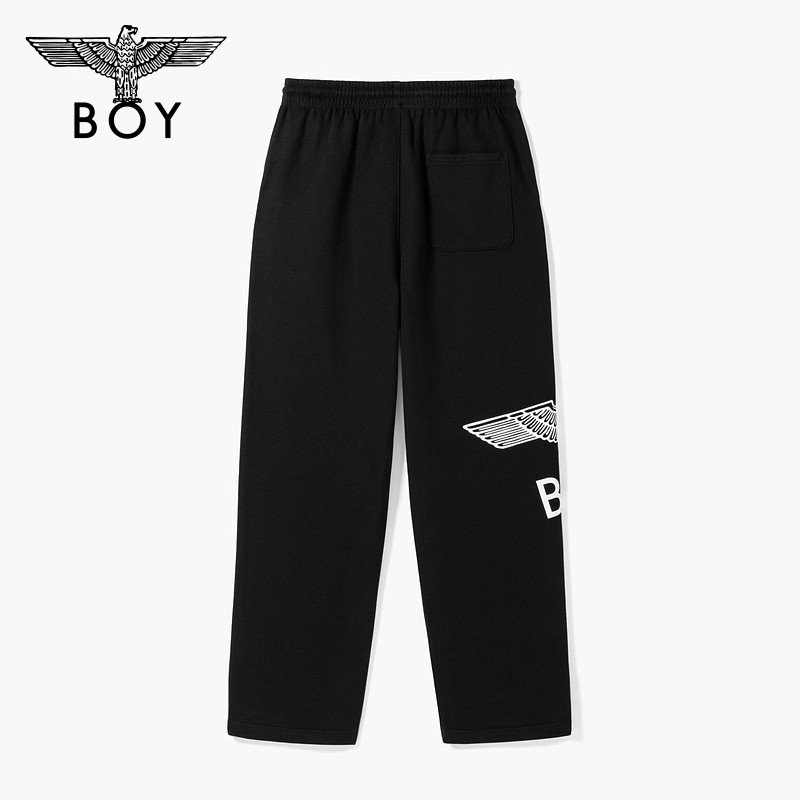 BOYLONDON潮牌通勤针织长裤2025年秋冬新款宽松百搭直筒裤N15068