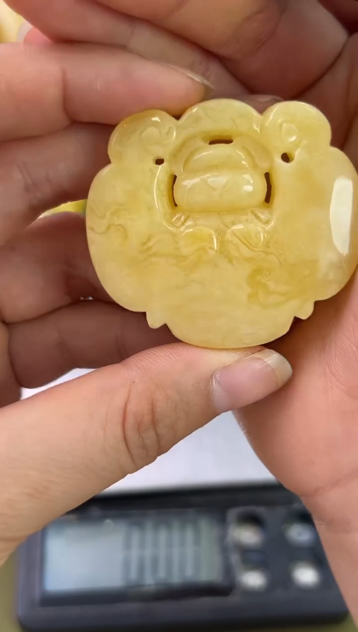 裸石琥珀未镶嵌琥珀蜜蜡吊坠