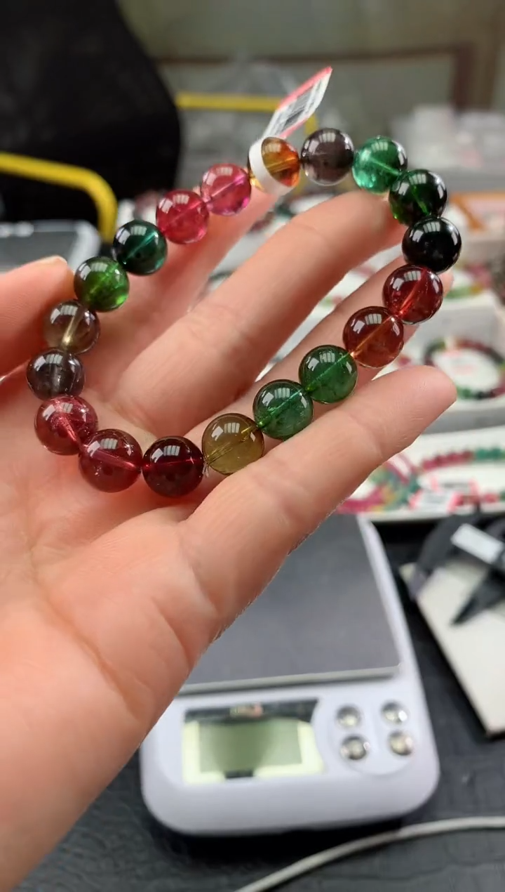 【闪购商品】碧玺手串未镶嵌多样性发一条