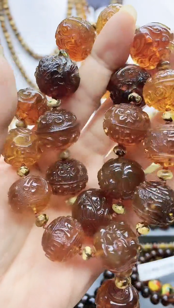 【闪购商品】琥珀颈饰未镶嵌20琥珀