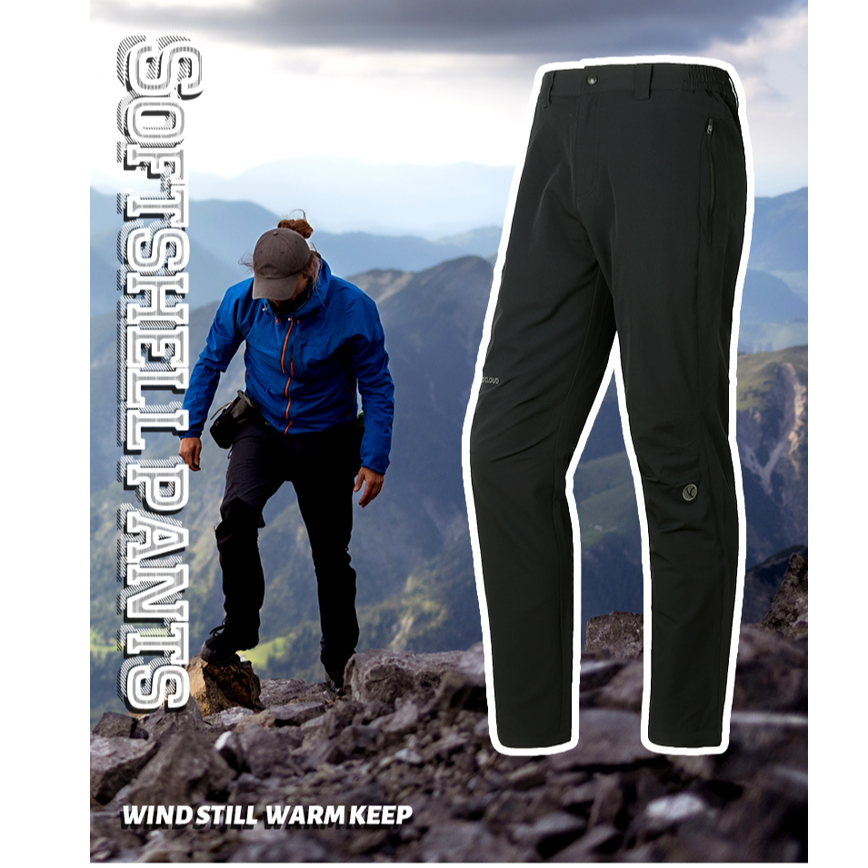RockCloud/岩云男士运动休闲透气耐磨防水M3软壳裤防风防泼水春秋