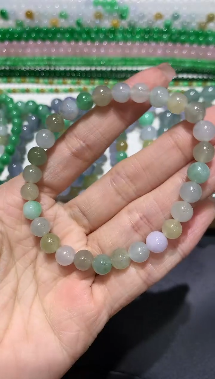 【闪购商品】翡翠手串未镶嵌团购8