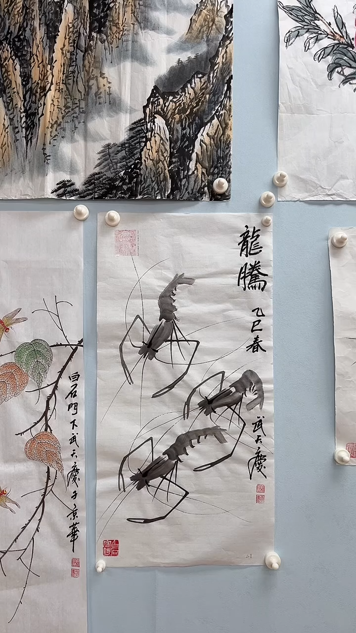 国画武天庆老师龙腾