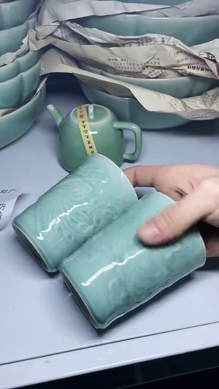 【闪购商品】特价 微瑕 慧仙青瓷