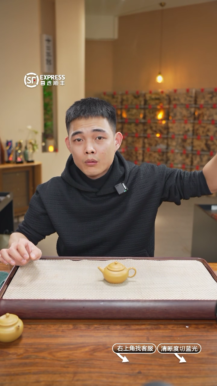 【闪购商品】紫砂茶壶7号黄金段【水平】115CC