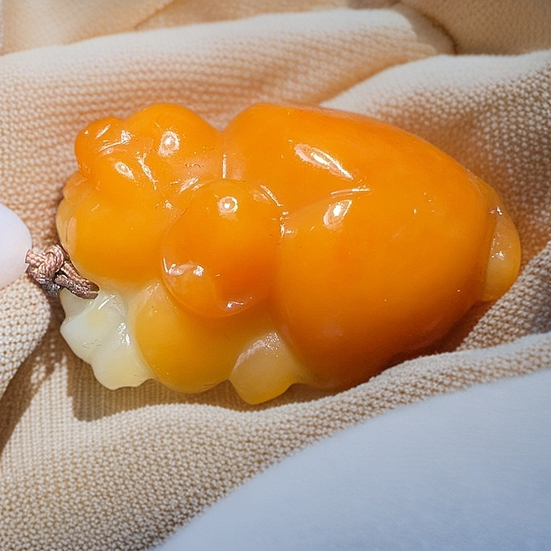 和田玉吊坠(不含链)未镶嵌