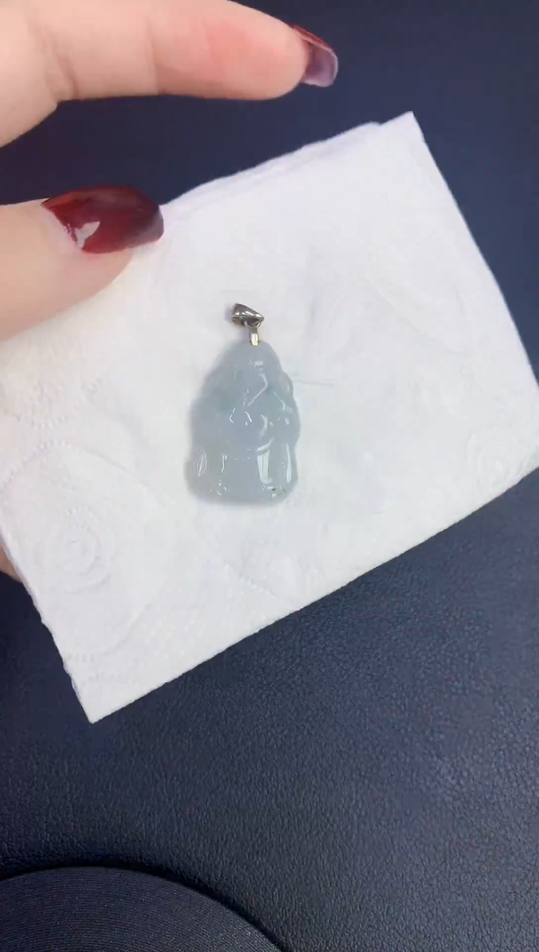 颈饰未镶嵌翡翠缅甸天然翡翠A货