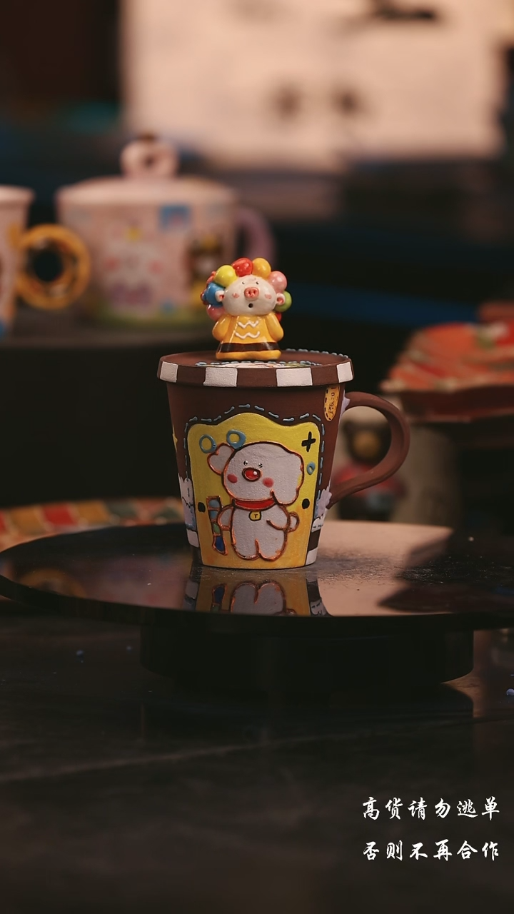 陶瓷景德镇可爱设计师款陶瓷 