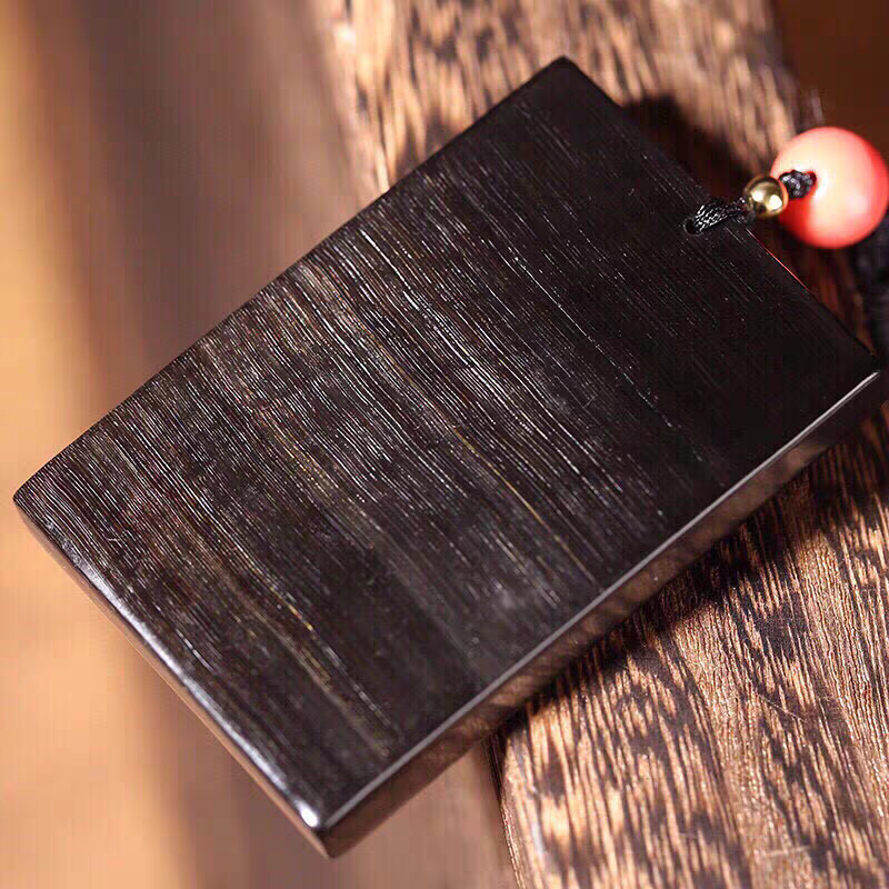 黑驴蹄素面无事牌可做手持车挂脖挂送绳子