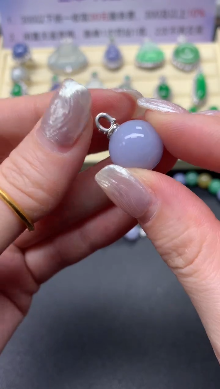 【闪购商品】翡翠吊坠(不含链)18K金镶嵌吊坠|1400+140