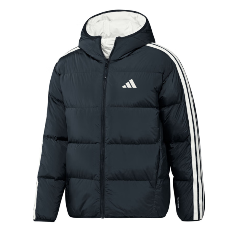 adidas/阿迪达斯男子连帽双面运动休闲保暖夹克外套 KC2491